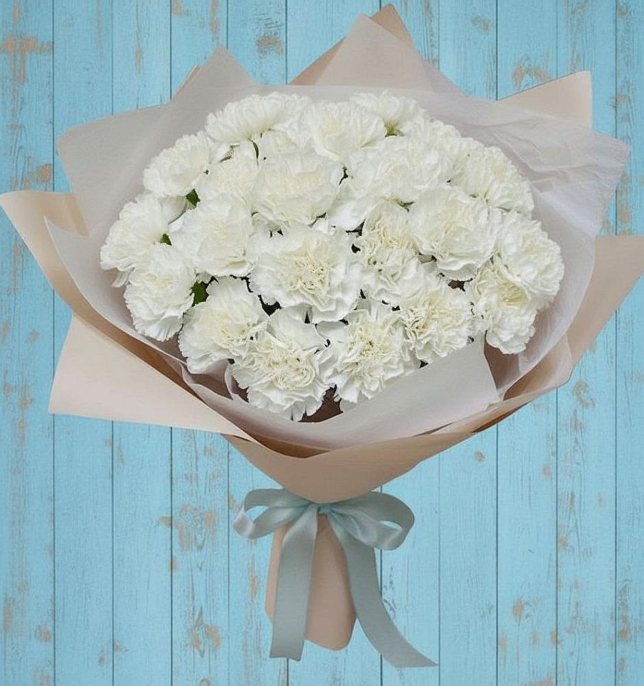 Букет цветов из: Гвоздики в Андреевской Краснодарского края