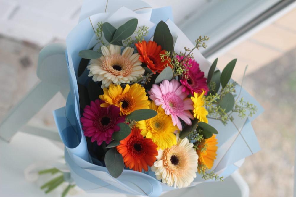 Букет цветов из: Герберы в Андреевской Краснодарского края