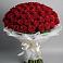 Букет 101 Красная роза Блэк Мэджик в Андреевской Краснодарского края