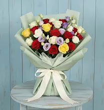 Букет цветов из:  Розы в Андреевской Краснодарского края