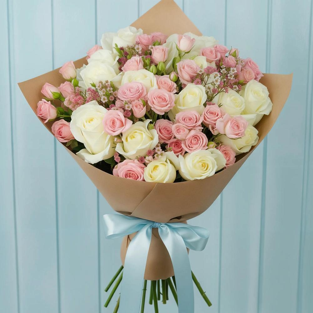 Букет цветов из: Розы в Андреевской Краснодарского края