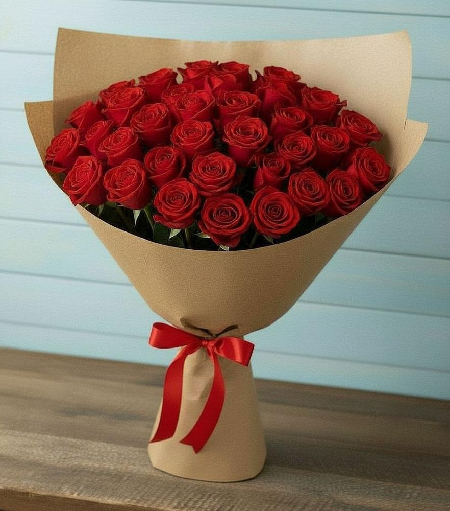 Букет Красные розы Милано в Андреевской Краснодарского края