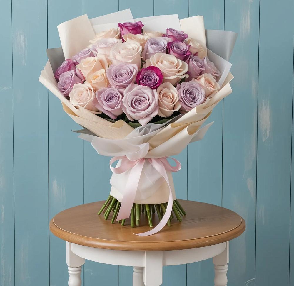 Букет цветов из: Розы в Андреевской Краснодарского края