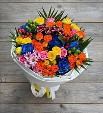 Букет цветов из:  Розы и Хризантемы в Андреевской Краснодарского края