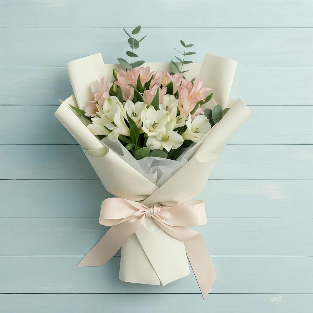 Букет цветов из: Альстромерии в Андреевской Краснодарского края