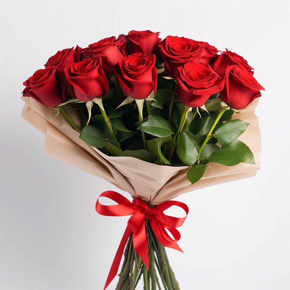 Букет 11 Красных роз Эдлесс Лав в Андреевской Краснодарского края